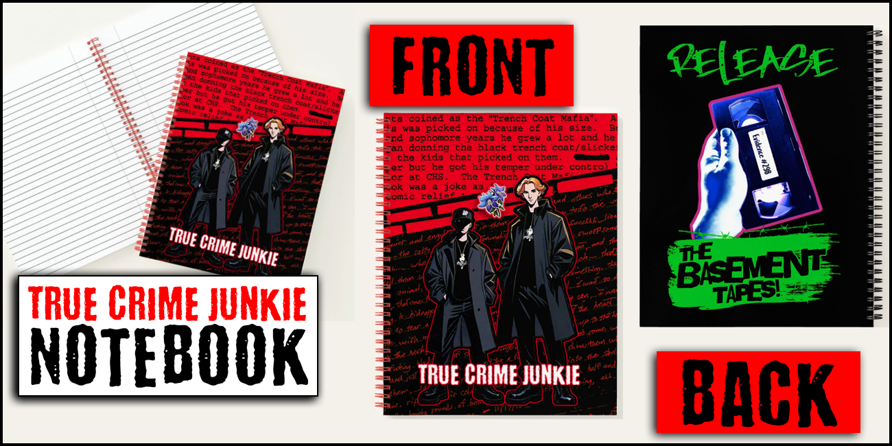 True crime junkie notebook